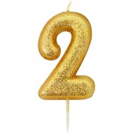 Bougie Or Chiffre 2