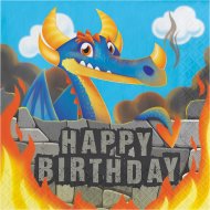 16 Serviettes Dragon