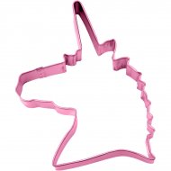 Emporte-pi�ce T�te de Licorne (12,5 cm) - Rose