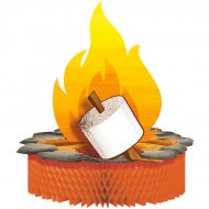 Centre de table Feu de Camp (30 cm)