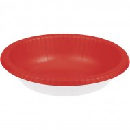 20 Assiettes Bols Rouge Santa (18 cm)