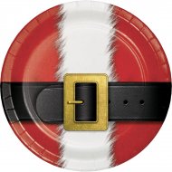 8 Assiettes Ceinture de Santa