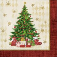 16 Serviettes Sapin de No�l