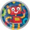 8 Petites assiettes Robot Party images:#1