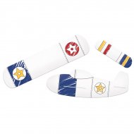 Kit 8 Avions Carton DIY