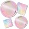 8 Petites Assiettes Pastels iridescents images:#1