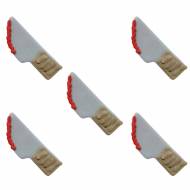 5 Couteaux Ensanglant�s (4 cm) - Sucre