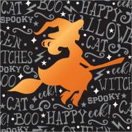 16 Serviettes - Sorci�re et Balais