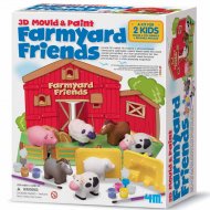 Kit de Moulage 6 Animaux de la Ferme 3D