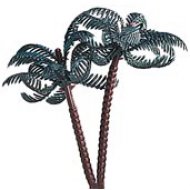 6 Palmiers en plastique
