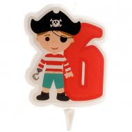 Bougie Pirate 6 ans