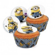 16 Mini disques Minions (3,4 cm) - Sucre