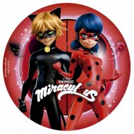 Petit Disque en sucre Miraculous Ladybug (16 cm)