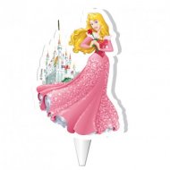 1 Bougie Silhouette Princesse Disney Aurore (10 cm)