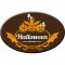 3 D�co Ovales Halloween Fun en Chocolat (5 cm) images:#1