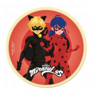 Petit Disque Ladybug Rouge (11 cm) - Chocolat blanc