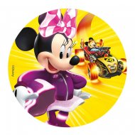 Petit Disque Minnie Racer (16 cm ) - Sucre
