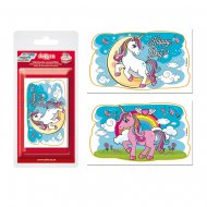 2 Mini Plaquette Licorne Magique (10 cm) - Azyme