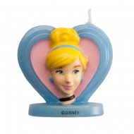 Bougie Princesse Disney Cendrillon 2D (5,5 cm)