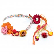 Bijou de Cheveux Fleurs et pistils