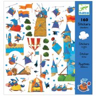 160 Stickers Chevaliers