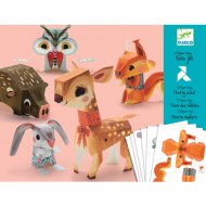 Paper Toys - Animaux Bois joli