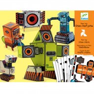 Paper Toys - Urban robot potes