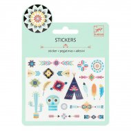 Mini stickers Indiens de Western