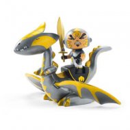 Arty Toys - Guerrier et Dragon Chrome et Inferno