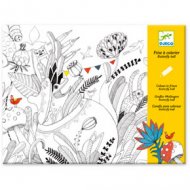 Frise � colorier Butterfly ball