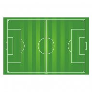 Plaque de terrain de foot en azyme