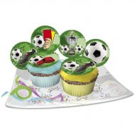 12 Mini Disques Foot - Sucre