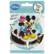Bougie Silhouette Mickey-Minnie