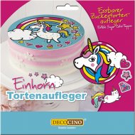 Disque en Sucre Licorne (16 cm)