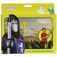 4 Ep�es Chevaliers gonflables