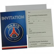 6 Invitations Foot PSG