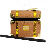 Pinata Coffre Pirate + Baton