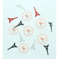 Confettis Paris Tour Eiffel