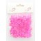 100 Confettis Diamants Rose Fuschia (1 cm) - Plastique images:#3