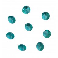 100 Confettis Diamants Bleu Givr� (1 cm) - Plastique