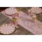 8 Assiettes Kermess - Rayures Rose images:#4