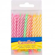 Bougies ray�es Multicolore