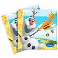 20 Serviettes Olaf La Reine des Neiges