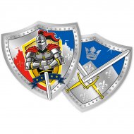 8 Assiettes Chevalier Bouclier