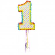 Pull Pinata Chiffre 1 Multicolore (49 cm)