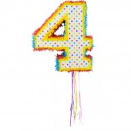 Pull Pinata Chiffre 4 Multicolore (49 cm)