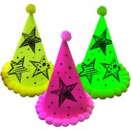3 Chapeaux Etoiles N�on Party