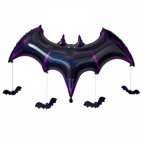 Ballon Chauve-Souris - Purple Halloween 