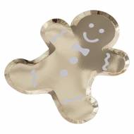 8 Assiettes Bonhomme - Pain d��pice