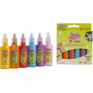 6 Mini-tubes Peinture 3D Fashion pour Textiles et Objets